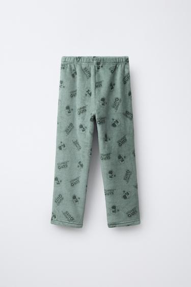 AGES 6-14 / STUMBLE GUYS™ © SCOPELY FLEECE PYJAMAS - Green by Zara - Image 4