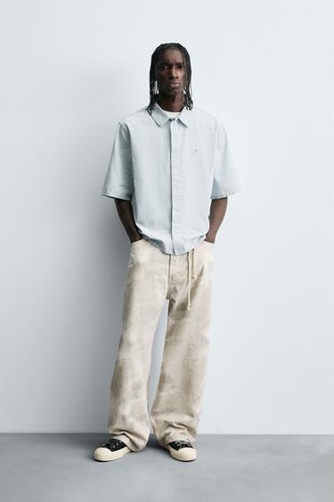 BAGGY FIT JEANS - Printed by Zara - Image 0