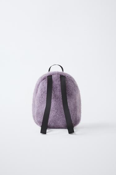KUROMI © SANRIO SHEEPSKIN BACKPACK - Pink by Zara - Image 4
