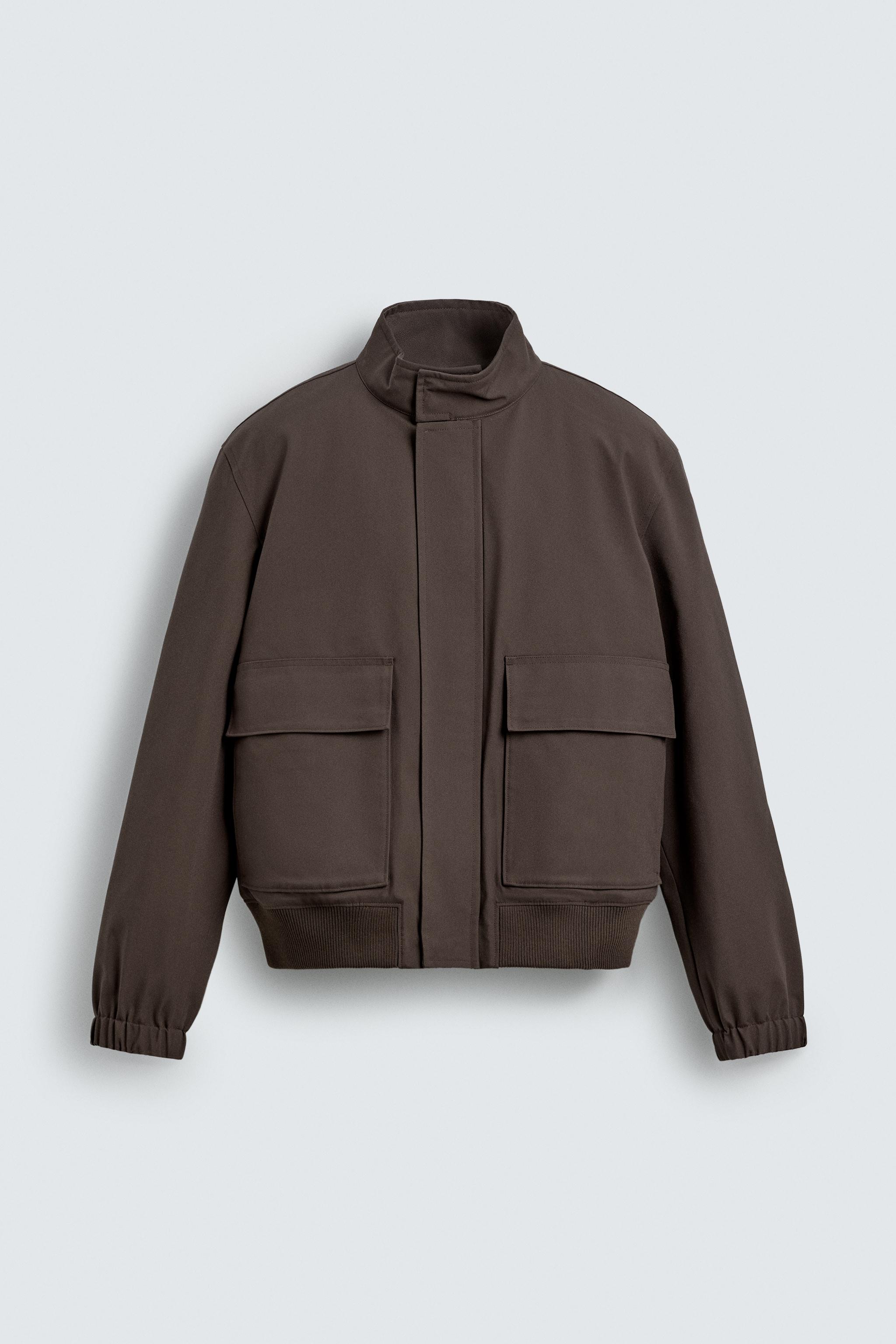 テクニカルジャケット 取り外し可能なベスト付き - ブラウン | ZARA