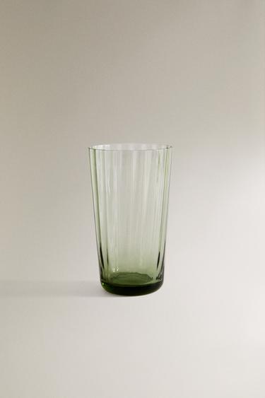 LIMONADENGLAS MIT LINIEN - Grün von Zara - Bild 0