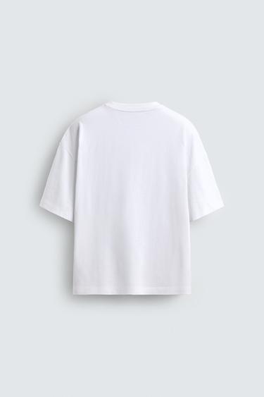 T-SHIRT IMPRIMÉS COMBINÉS - Blanc de Zara - Image 8