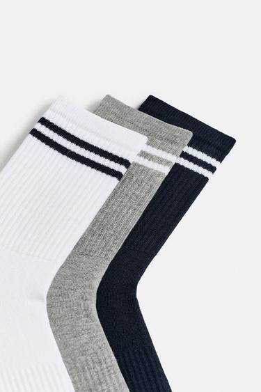 STRIPED SOCKS 3-PACK - various by Zara - Image 2