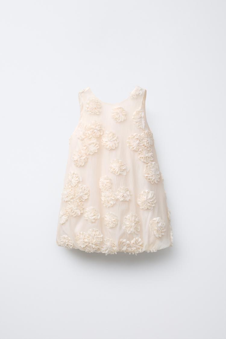 Camisa Blanca Blusa Organza Flores Zara Organza Camisa Manga Globo