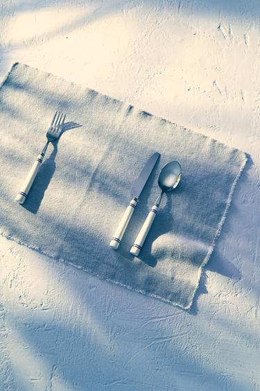 THICK LINEN PLACEMAT - Light beige by Zara - Image 5