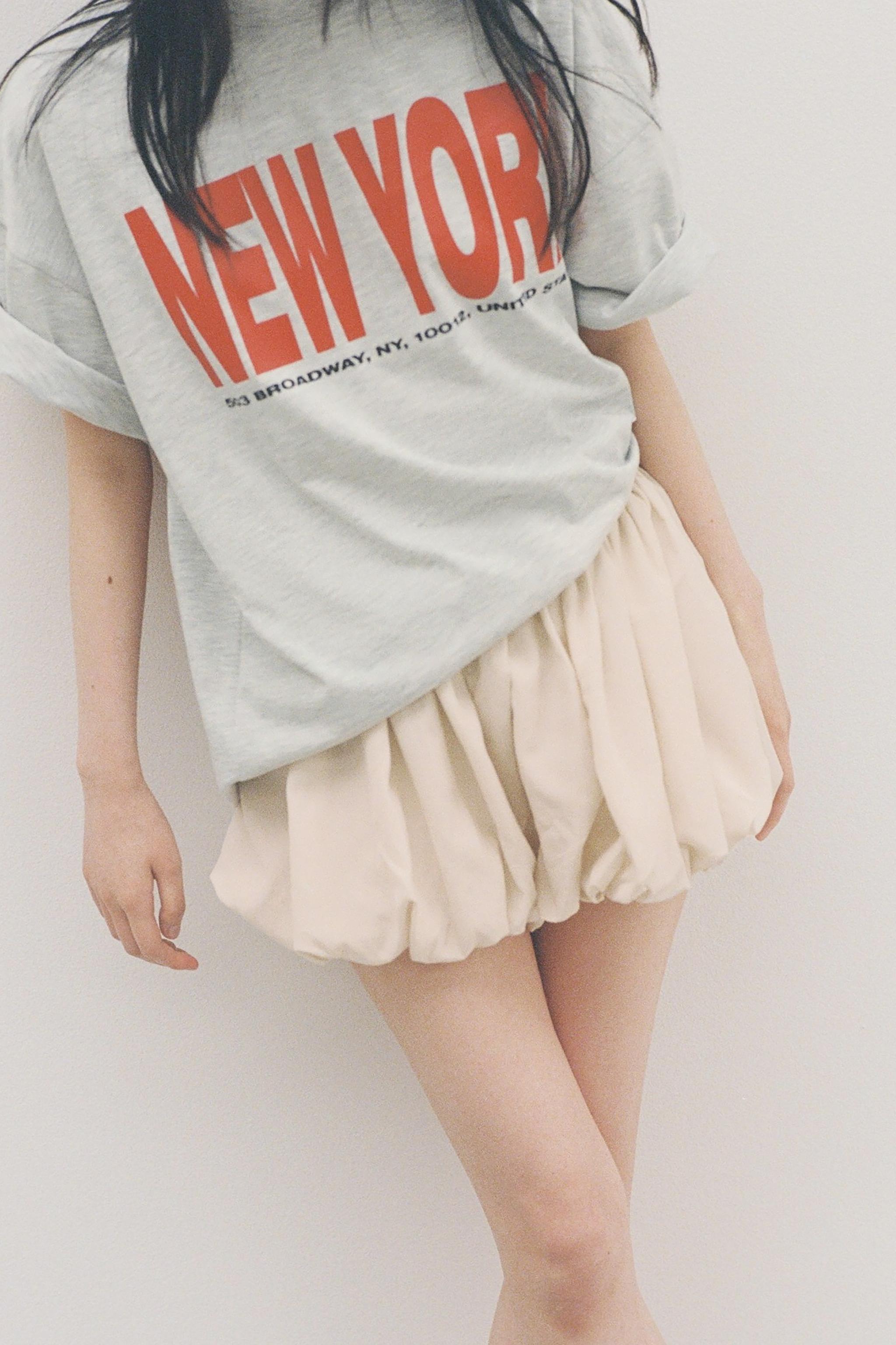 ZARA ZWコレクション バルーンスカートパンツ 2631/209 ZW COLLECTION BALLOON SKORT - Beige / Green | ZARA United States