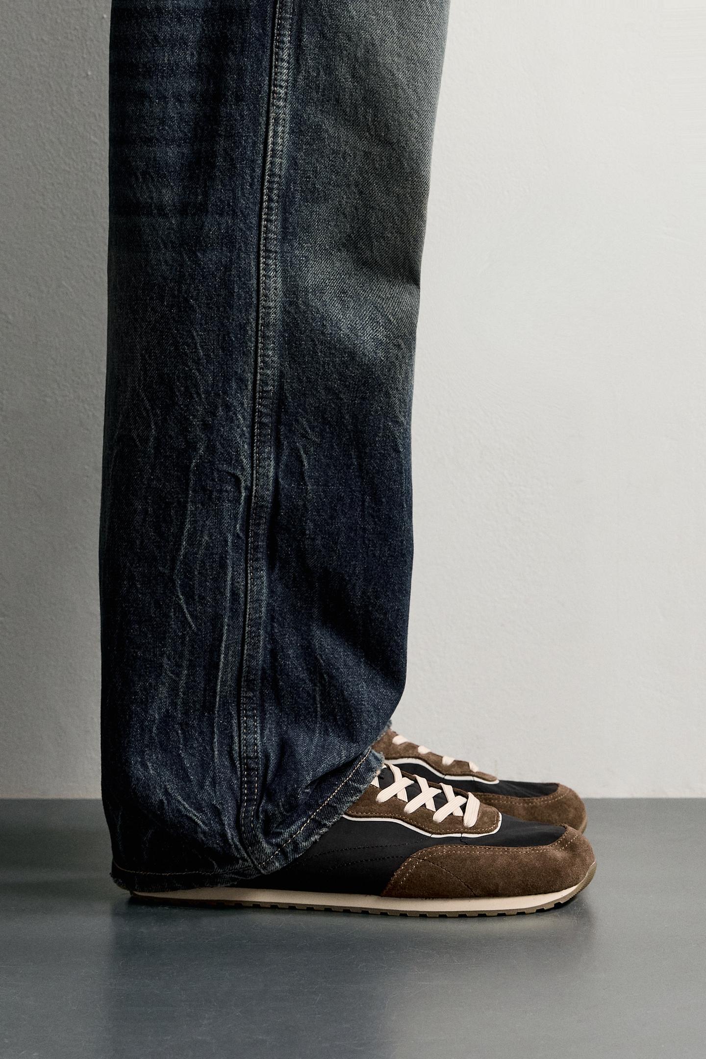 Мужские кроссовки Zara Barefoot, цвет: Коричневый — фото 1