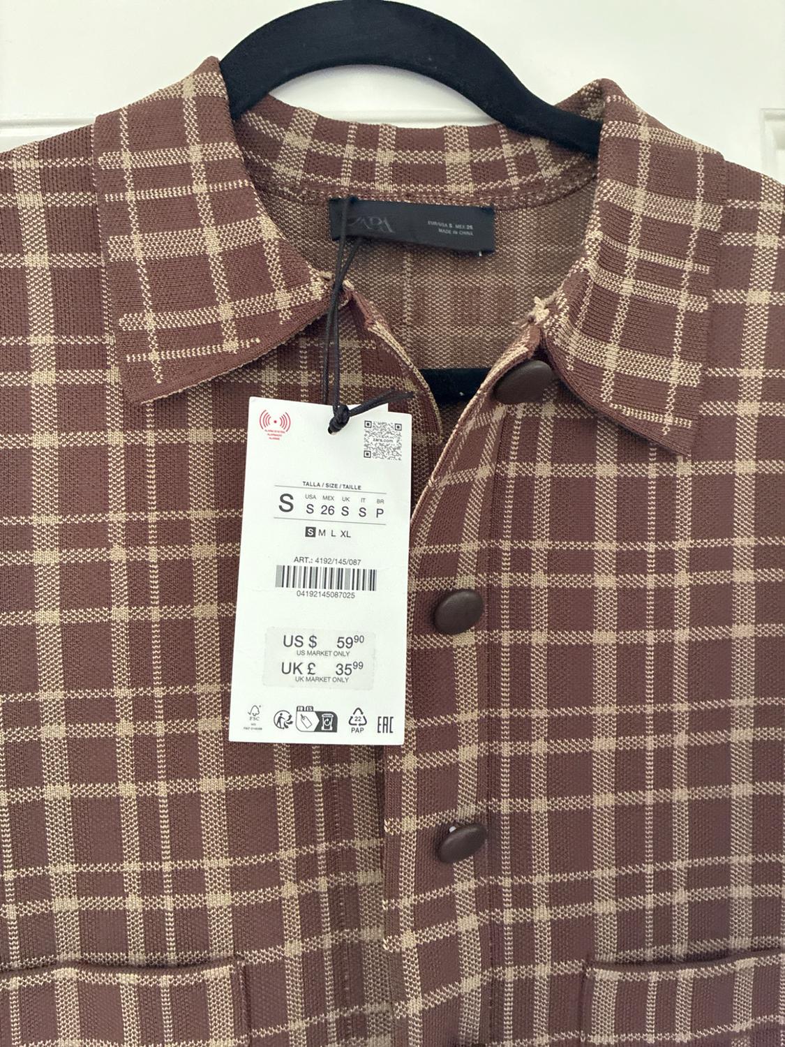 CHECK CARDIGAN - Image 2