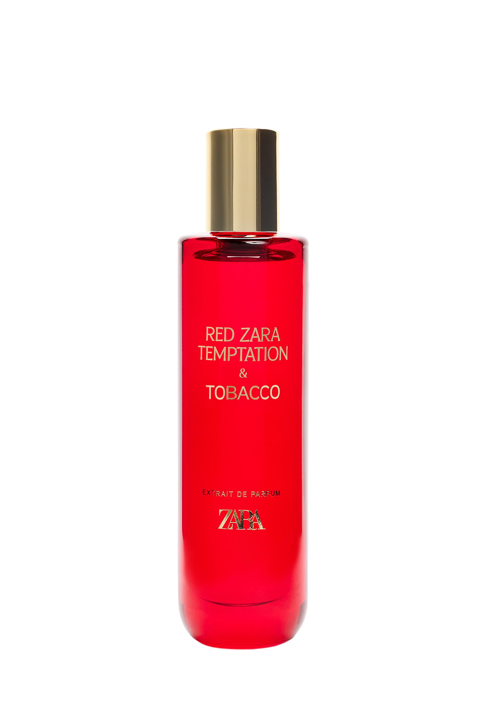 RED ZARA TEMPTATION TOBACCO EXTRAIT DE PARFUM 50ML (1.7 FL. OZ). — TINTED LEATHER