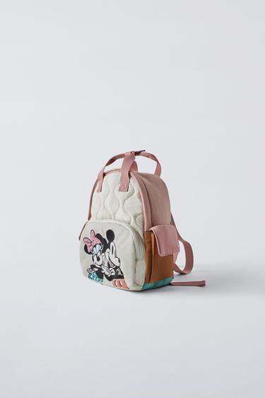 MINNIE AND MICKEY MOUSE © DISNEY BACKPACK - Ecru White by Zara - Image 1