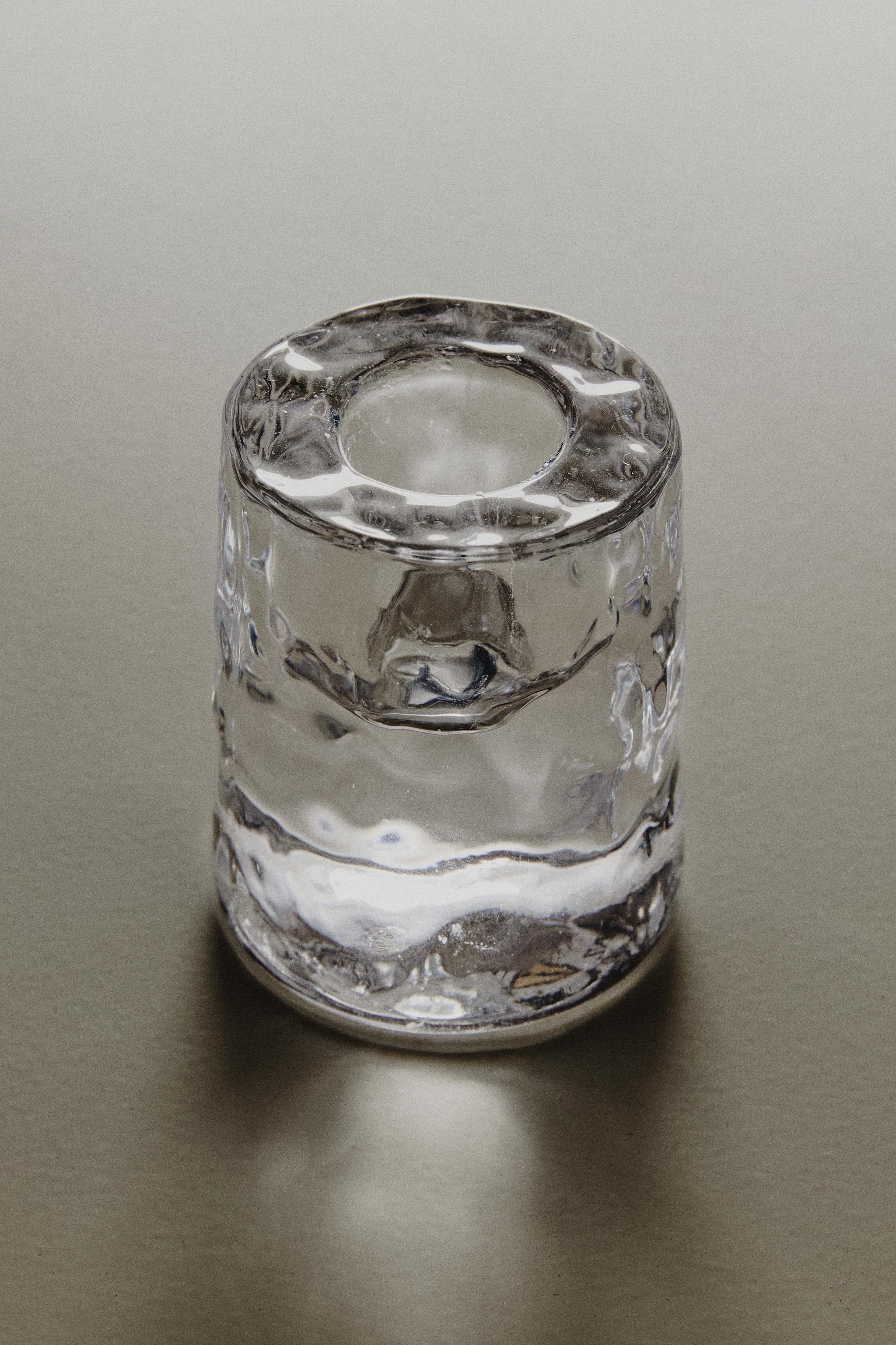 GLASS TEALIGHT HOLDER
