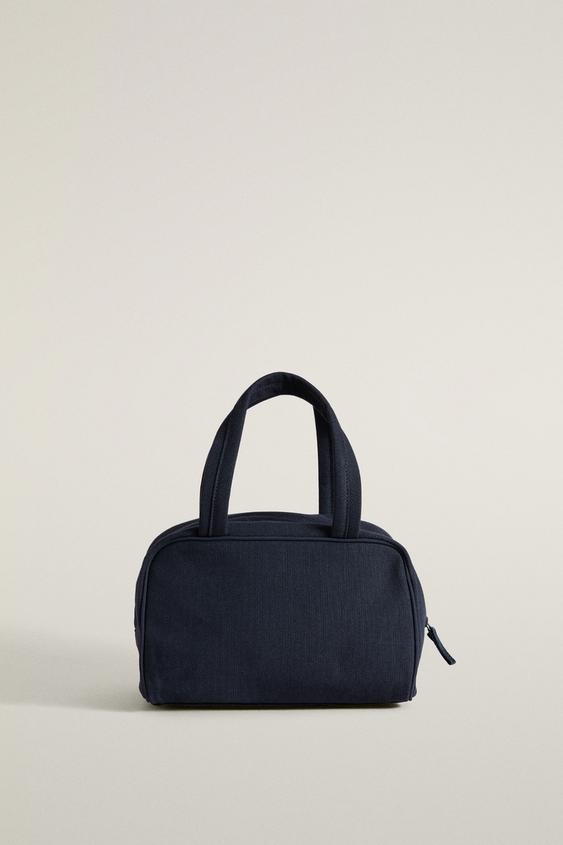 Zara PORTABLE COOLER BAG - Navy Blue - Image 0