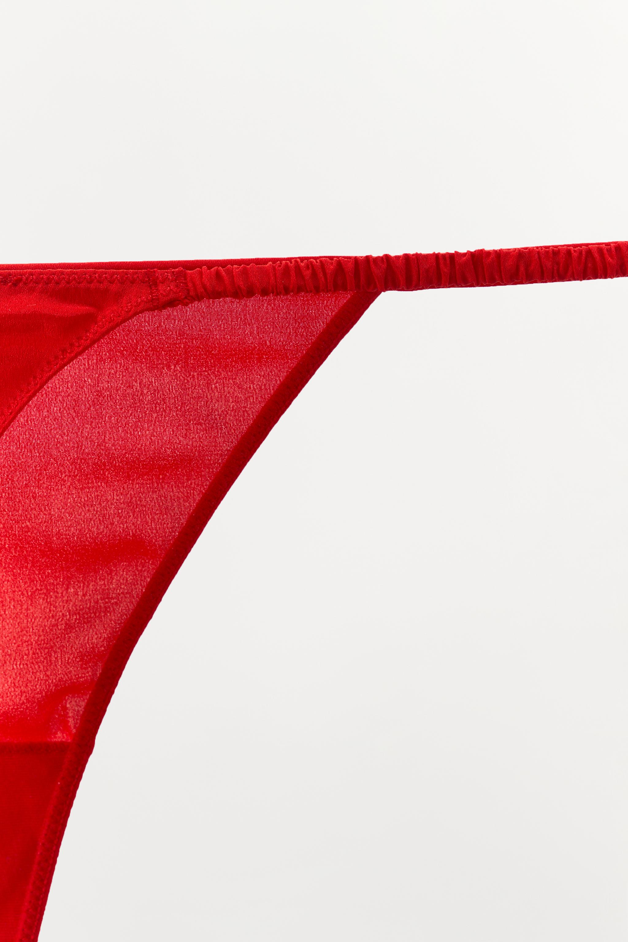 SILK BLEND THONG