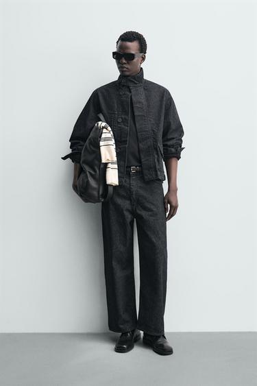 Zara TASKUTEGA TEKSATAGI - Indigo