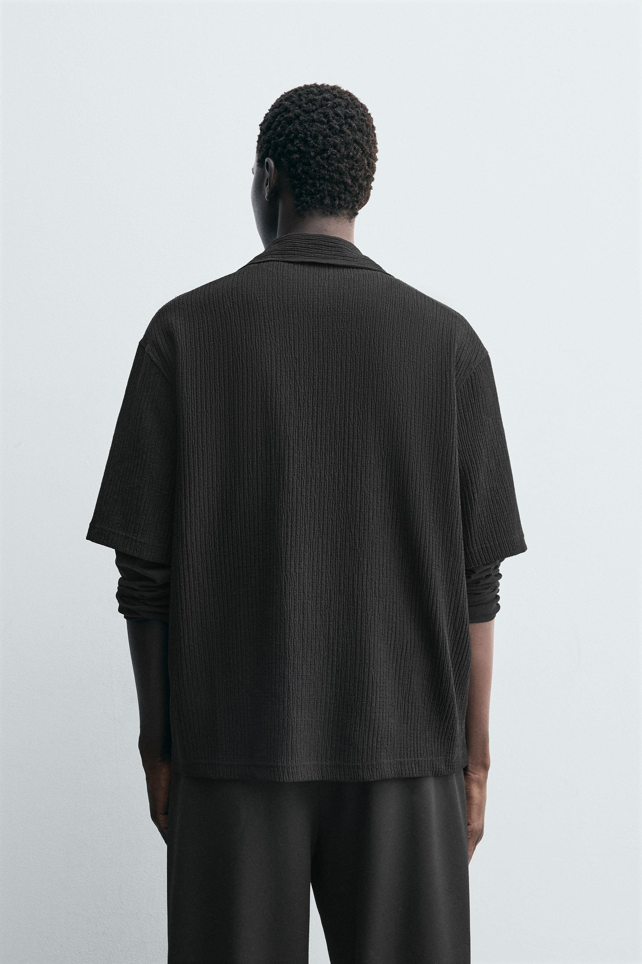 TEXTURED RELAXED FIT SHIRT