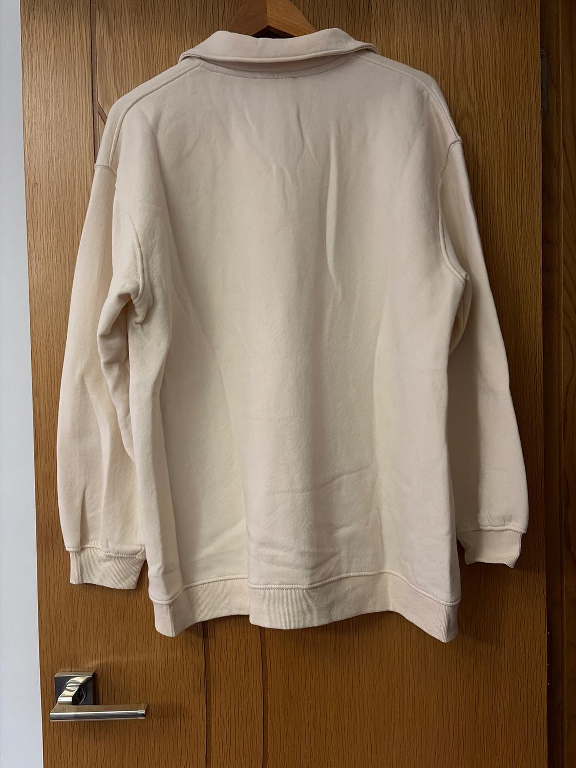 POLO COLLAR PLUSH SWEATSHIRT - Image 2