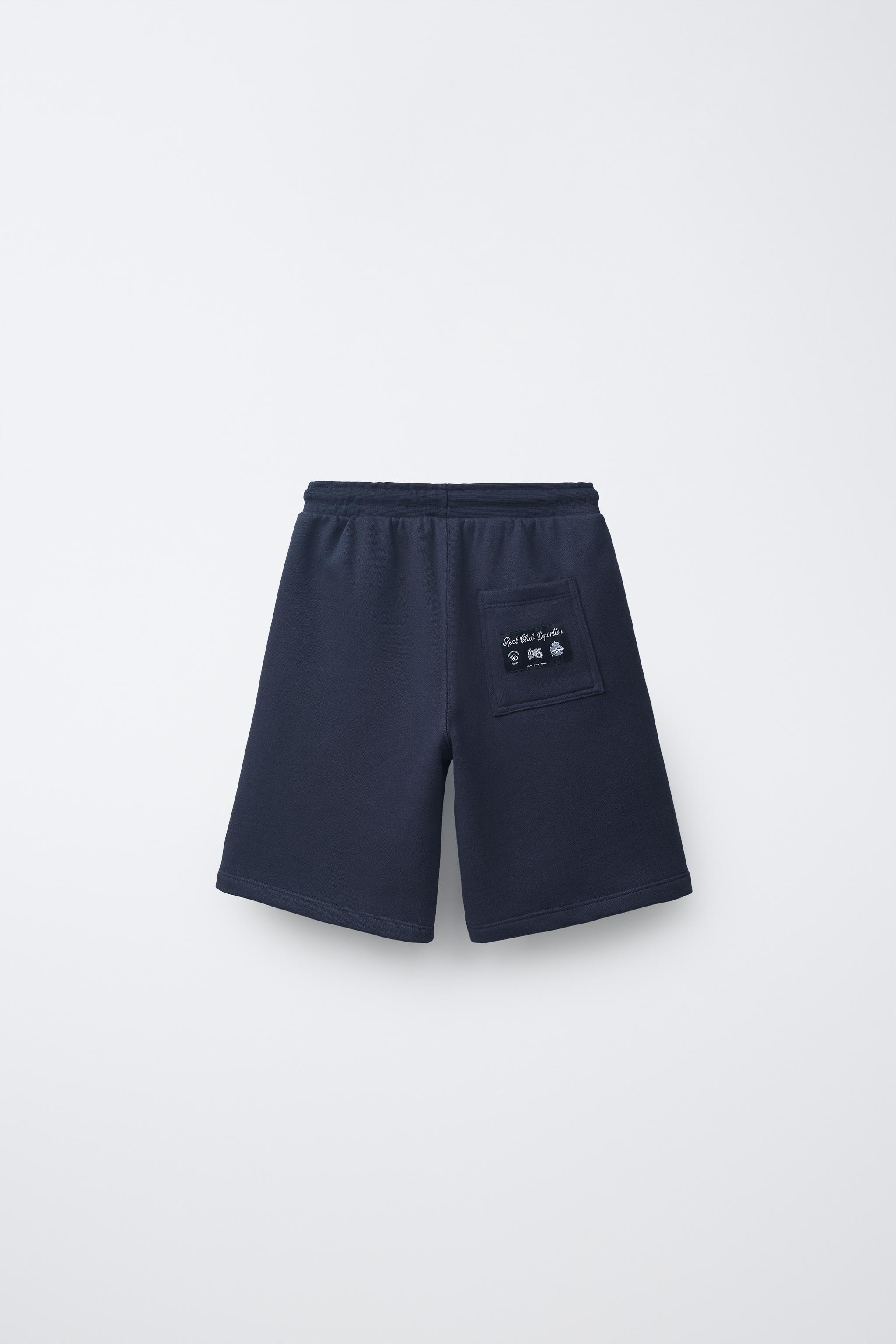 RC DEPORTIVO DE A CORUÑA BERMUDA SHORTS — navy
