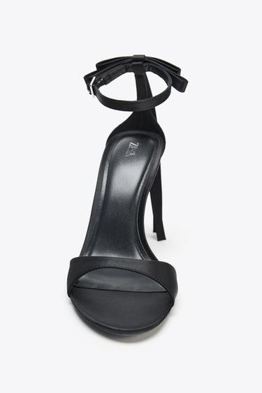 SANDALES BRIDES ET NŒUD - Noir de Zara - Image 2