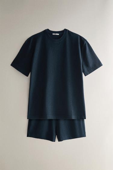 SHORT EN COTON - Bleu de Zara - Image 3