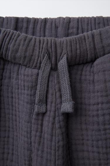 PLAIN CONTRAST BERMUDA SHORTS - Anthracite grey by Zara - Image 2