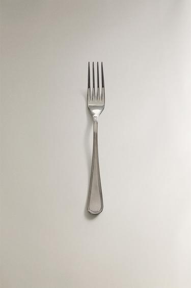 Zara SHINY STEEL FORK - 青灰色 - 圖片 0