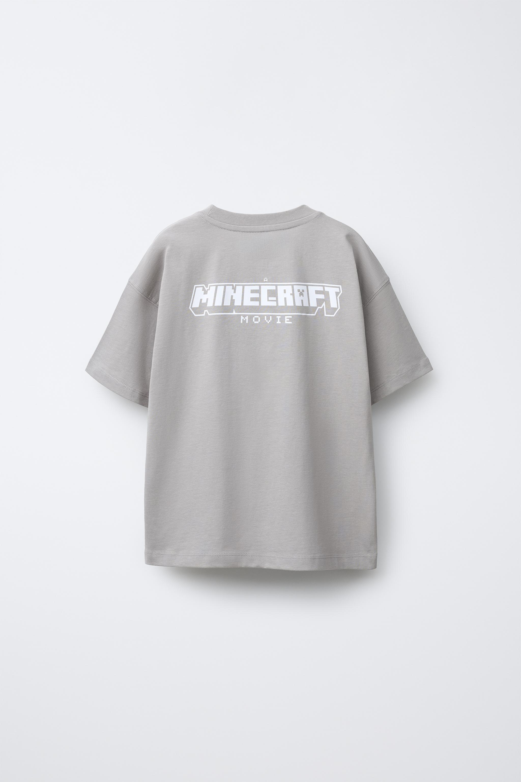 MINECRAFT © MOJANG AB. ™ T-SHIRT - Anthracite grey | ZARA