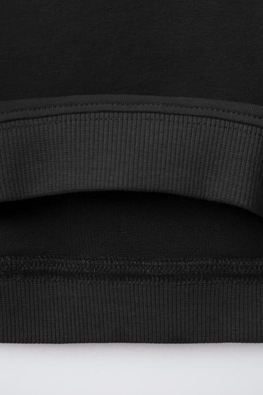 SWEATSHIRT AND JOGGERS SET - Black by Zara - Image 3