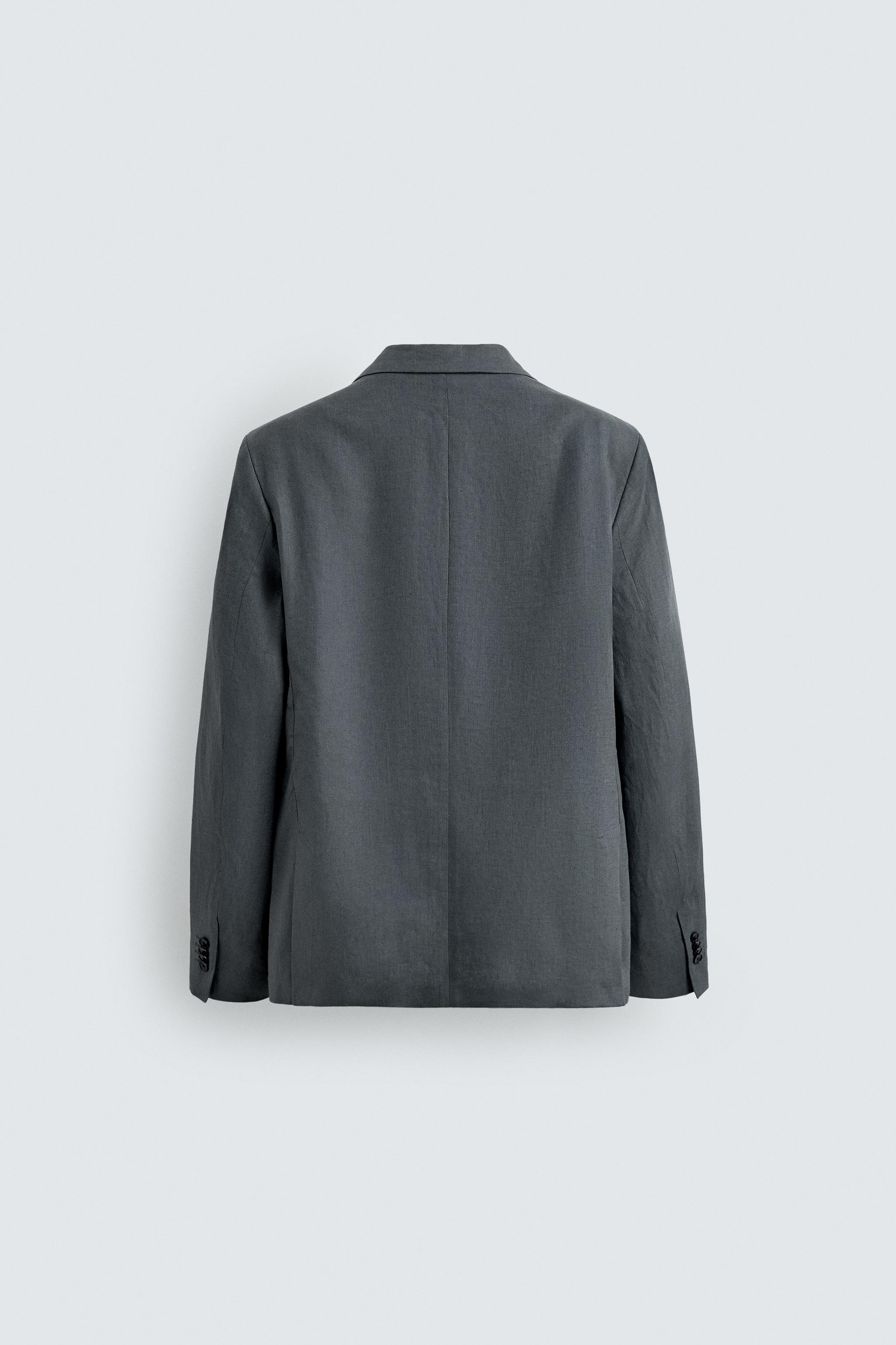 100% LINEN SUIT JACKET
