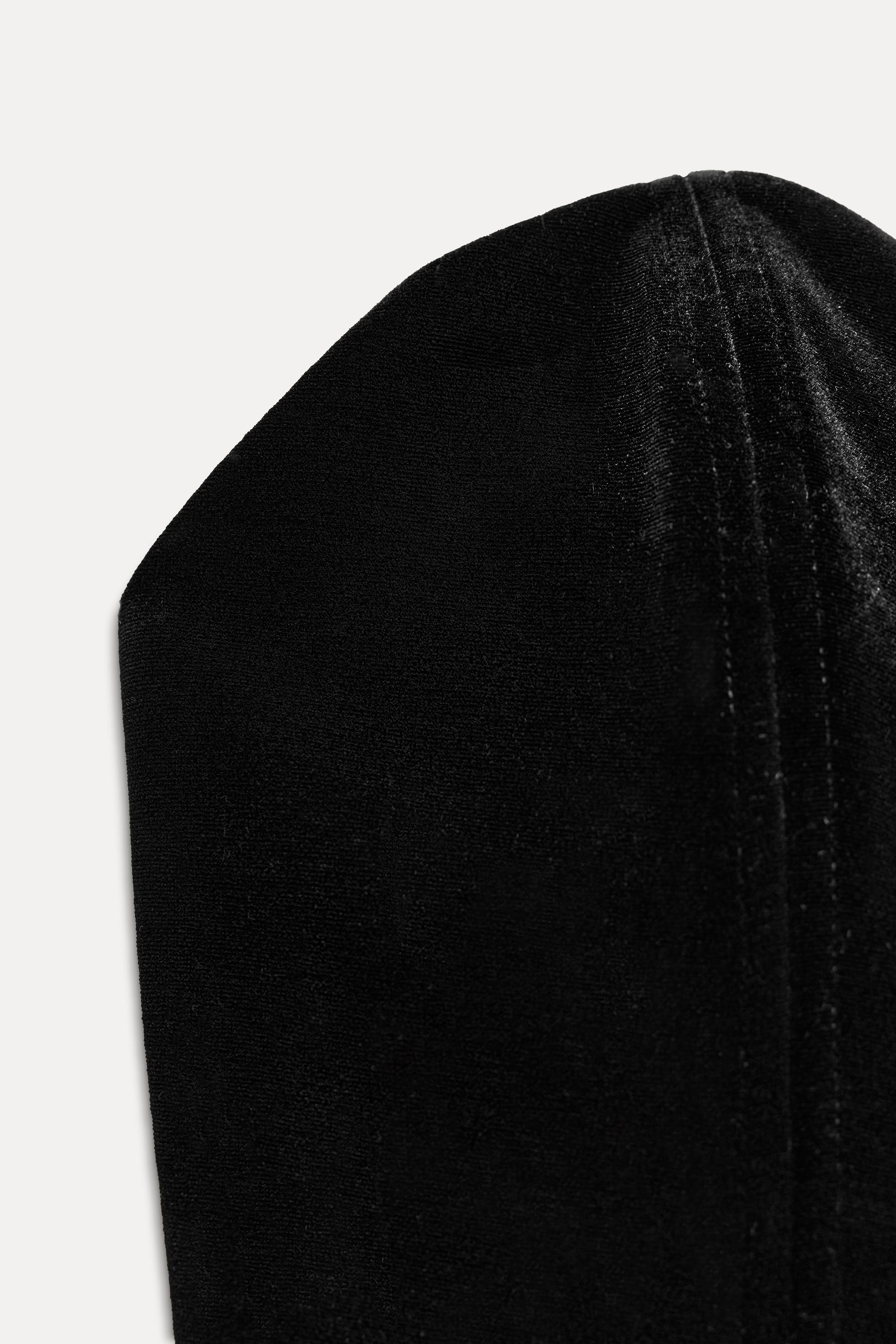 VELVET TOP ZW COLLECTION - Black | ZARA United States