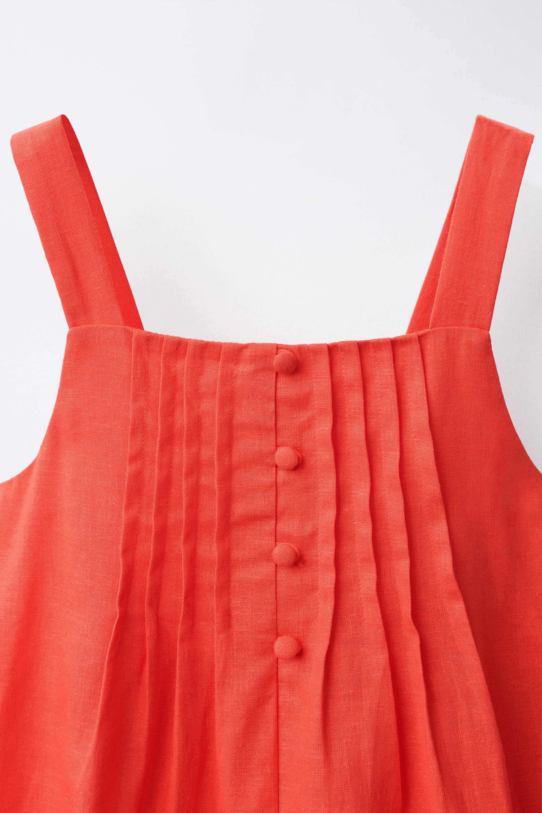 Детские комбинезоны Zara PINTUCK SHORT JUMPSUIT — фото 4