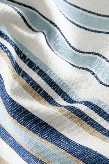 TABLECLOTH WITH IRREGULAR STRIPES - Blue by Zara - Image 3
