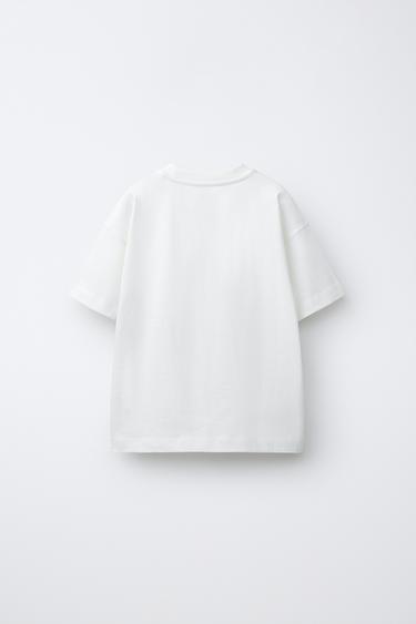 HORSE FLOCKING T-SHIRT - White by Zara - Image 1