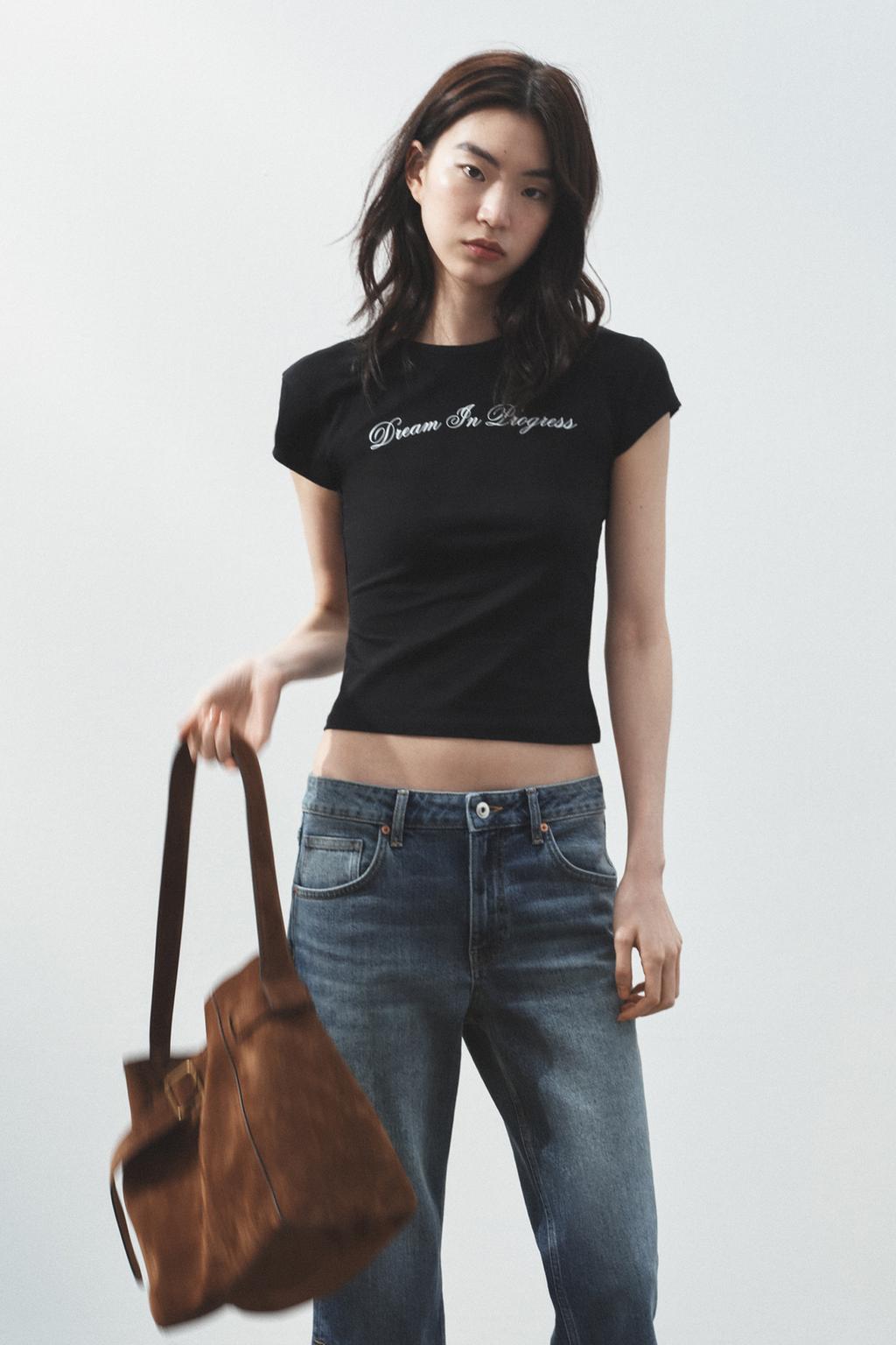 FRONT TEXT T-SHIRT - image 2