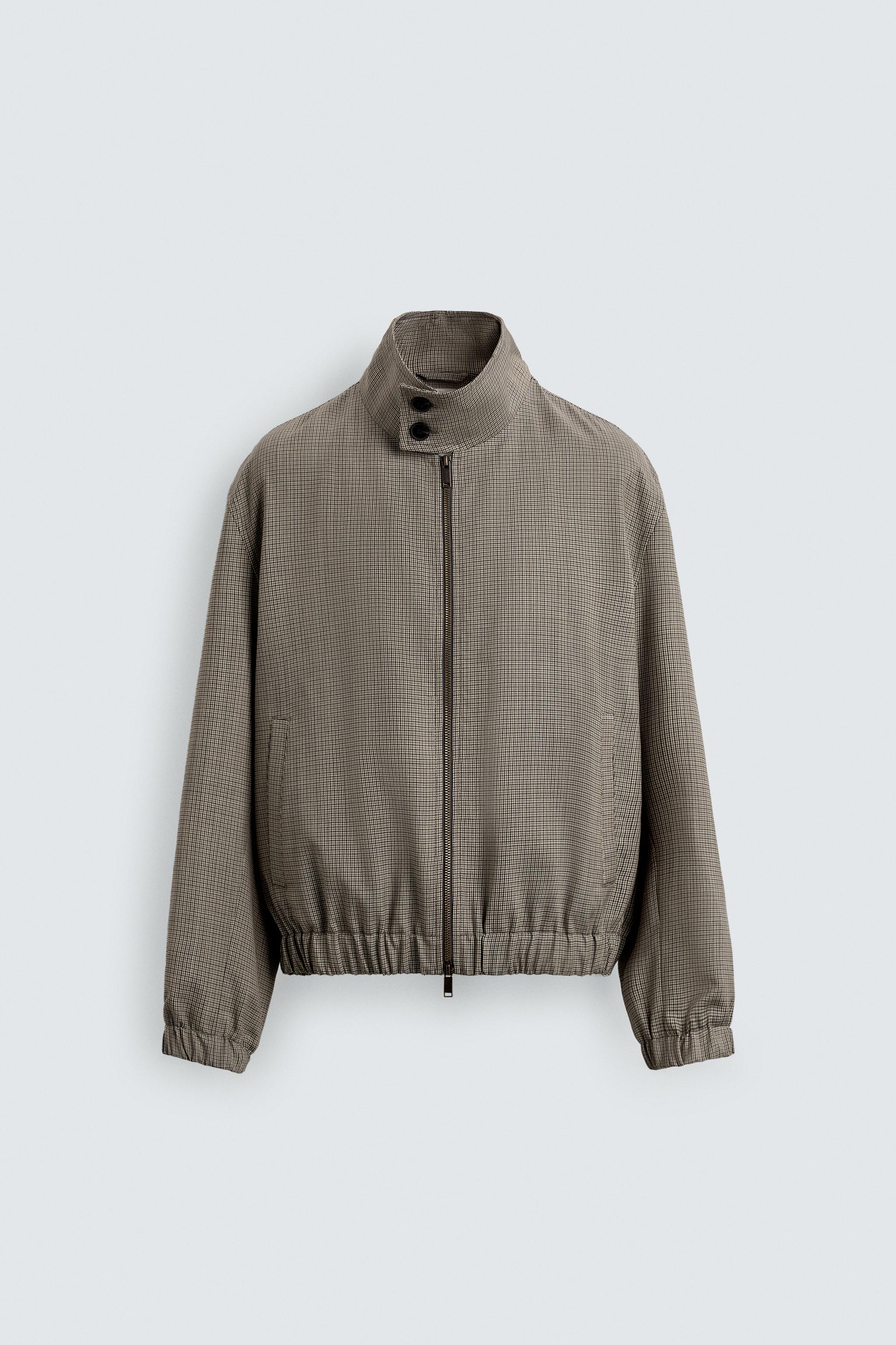 HOUNDSTOOTH RELAXED FIT JACKET