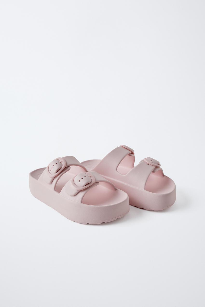 PLATFORM BUCKLE POOL SLIDES