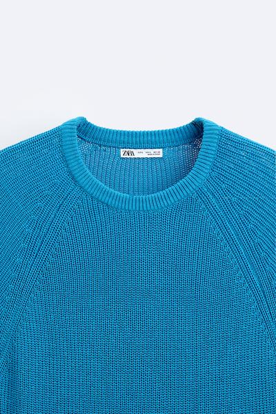 CROP FIT ÖRGÜ T-SHIRT_8