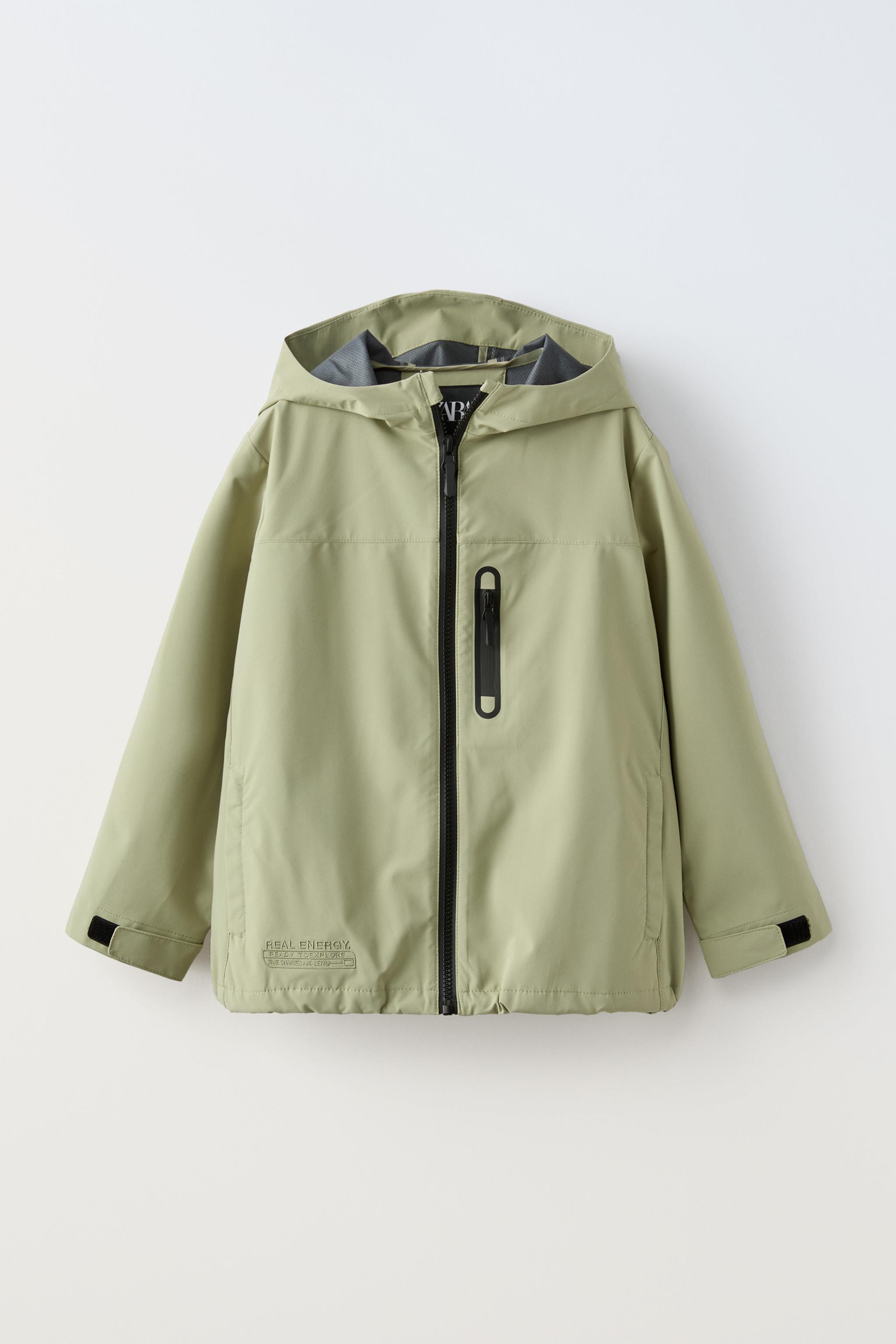 CHUBASQUERO LIGERO WATER REPELLENT Pistacho claro ZARA Estados Unidos de America United States