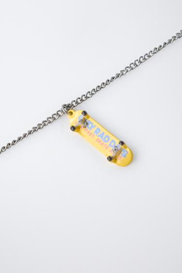 PACK OF TWO SKATE NECKLACES - Silver by Zara - Image 2