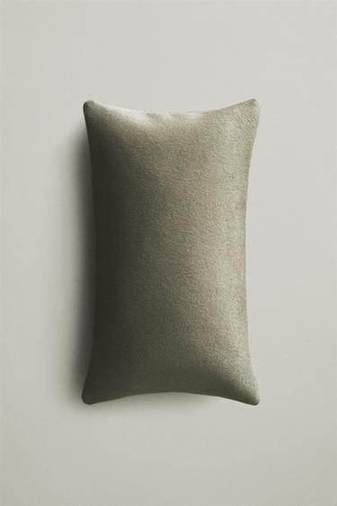 HOUSSE DE COUSSIN EN LAINE - Vert de Zara - Image 4