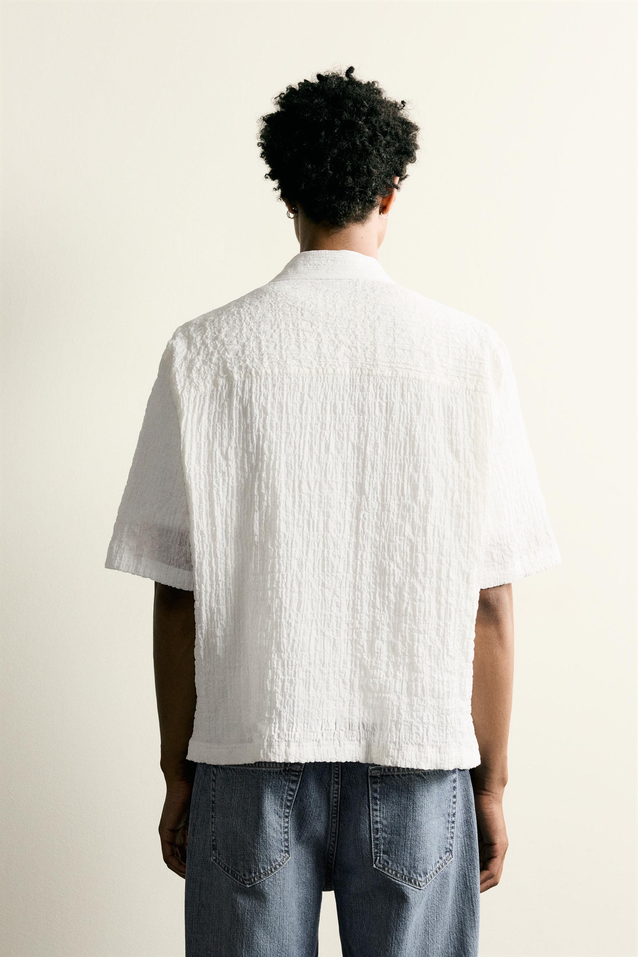 TEXTURED RELAXED FIT SHIRT