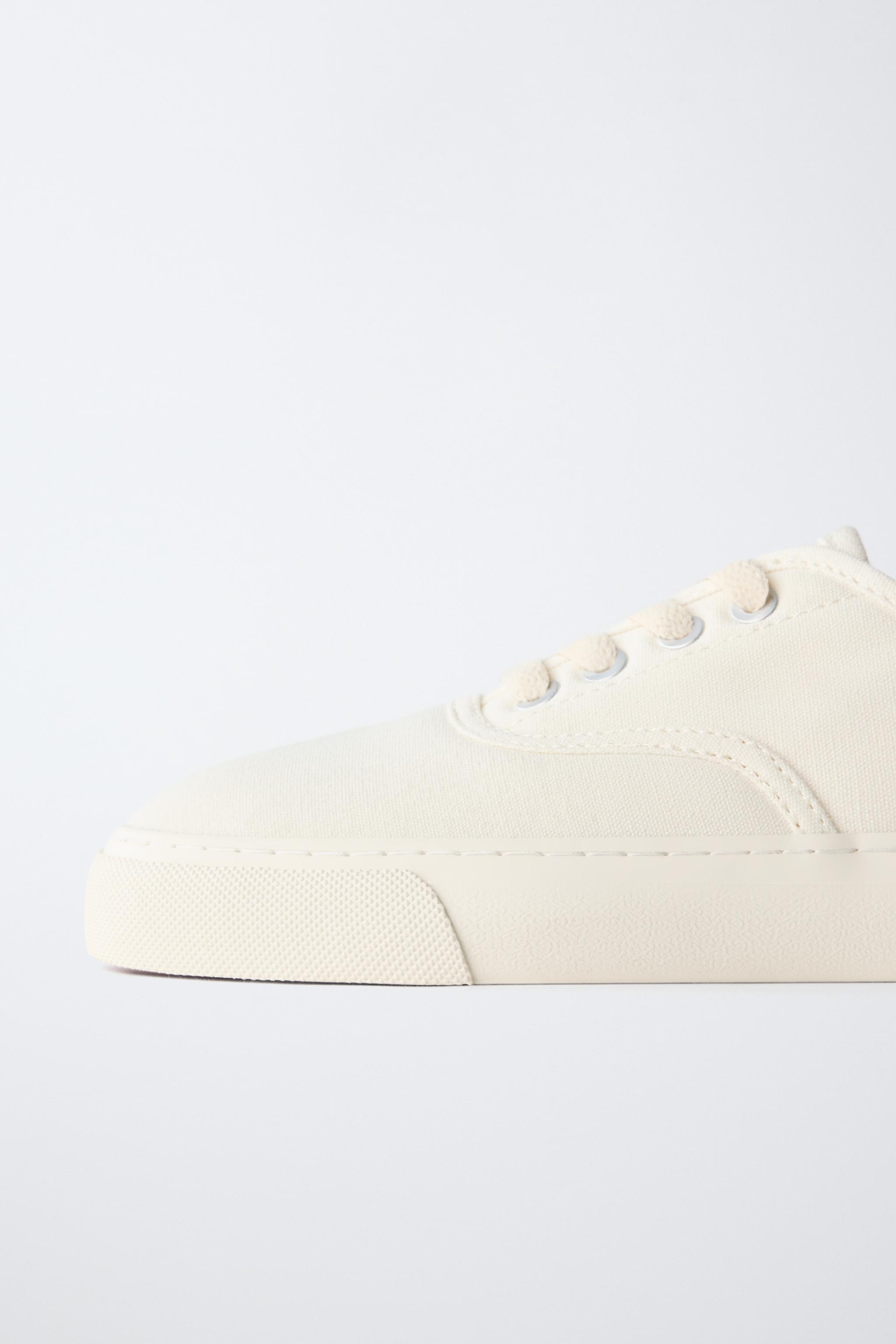 Детские кроссовки Zara CASUAL LACE-UP SNEAKERS — фото 5