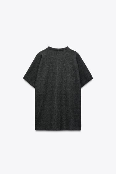 TOP SOFT BOTONES - Gris vigoré de Zara