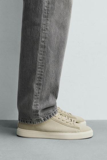 MESH TRAINERS - Sand Brown by Zara - Image 0