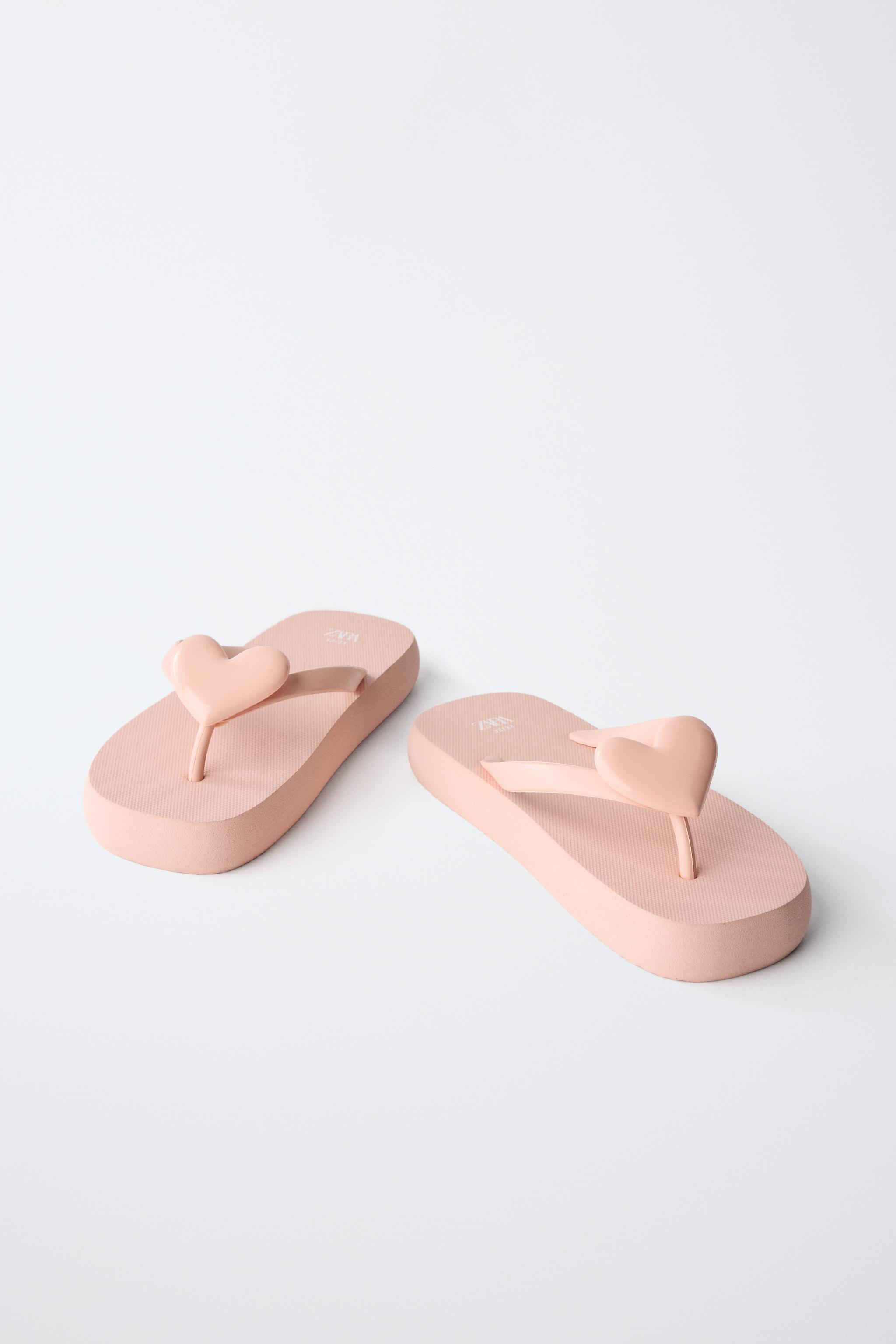 Детские сандалии Zara HEART POOL SLIDES — фото 3