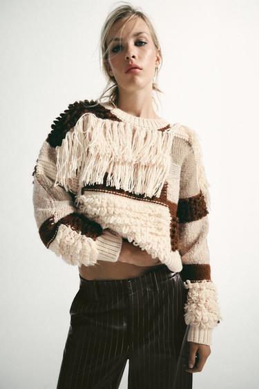 JERSEY PUNTO FLECOS - Multicolor de Zara