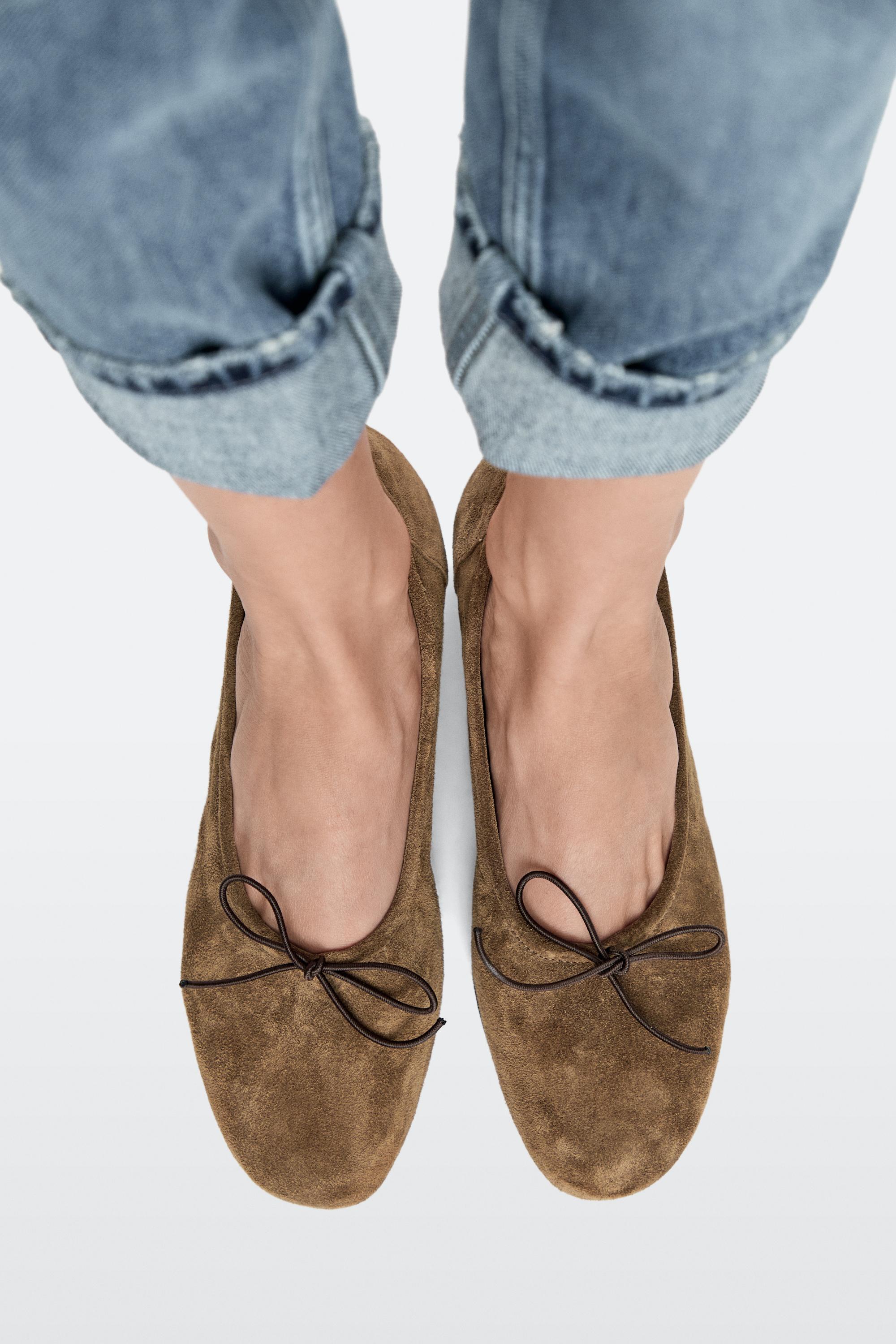 High-heel ballerinas
