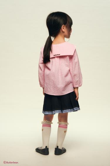 BUTTERBEAR © DENIM SKIRT - Blue by Zara - Image 6
