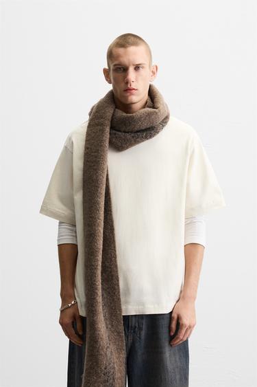 CAMISETA COM PATCH COMBINADO - Branco-marfim da Zara