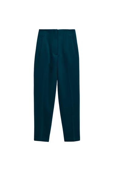 HIGH-WAIST TROUSERS