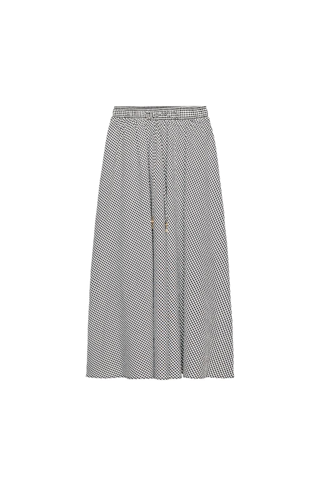 GINGHAM CHECK MIDI SKIRT - image 3